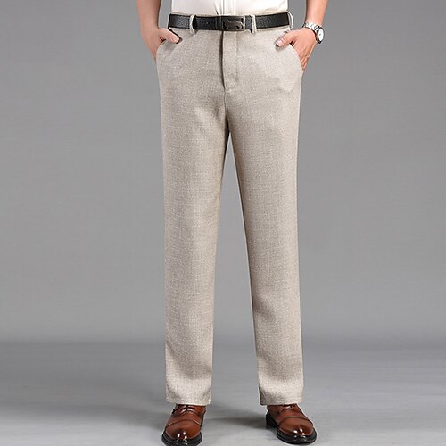 Per uomo pantaloni della tuta Pantaloni Tasche Gamba dritta Liscio Matrimonio Ufficio Attività commerciale Lino Moderno Da cerimonia Grigio fumo Blu Reale Vita alta Media elasticità
Per uomo pantaloni della tuta Pantaloni Tasche Gamba dritta Liscio Matrimonio Ufficio Attività commerciale Lino Moderno Da cerimonia Grigio fumo Blu Reale Vita alta Media elasticità