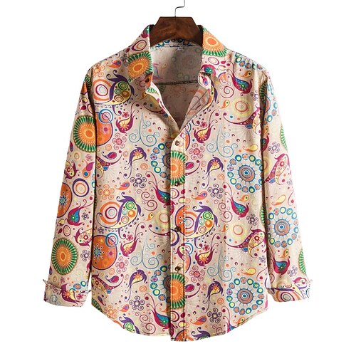 Homme Chemise Floral Abstrait Imprimés Photos Rétro Vintage Col rabattu Fuchsia Beige Plein Air Casual manche longue Bouton bas Imprimer Vêtement Tenue Mode Vêtement de rue Design Flexible
Homme Chemise Floral Abstrait Imprimés Photos Rétro Vintage Col rabattu Fuchsia Beige Plein Air Casual manche longue Bouton bas Imprimer Vêtement Tenue Mode Vêtement de rue Design Flexible
