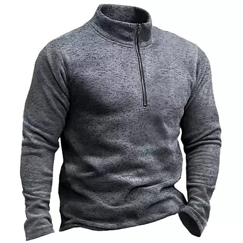 Men's Zip Up Sweatshirt Pullover Black Dark Gray Gray Half Zip Plain Zipper Print Daily Sports 3D Print Basic Designer Casual Spring Fall Clothing Apparel Hoodies Sweatshirts
Men's Zip Up Sweatshirt Pullover Black Dark Gray Gray Half Zip Plain Zipper Print Daily Sports 3D Print Basic Designer Casual Spring Fall Clothing Apparel Hoodies Sweatshirts