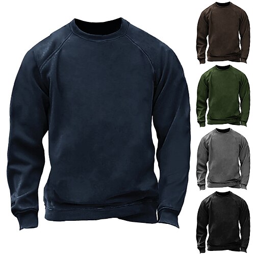 Per uomo Felpa Maglione Verde Nero Blu Marrone Grigio Girocollo Liscio Sportivo Sport Abbigliamento di strada Stampa a caldo Essenziale Streetwear Informale Inverno Autunno Abbigliamento Felpe con
Per uomo Felpa Maglione Verde Nero Blu Marrone Grigio Girocollo Liscio Sportivo Sport Abbigliamento di strada Stampa a caldo Essenziale Streetwear Informale Inverno Autunno Abbigliamento Felpe con