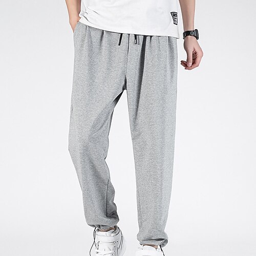 Per uomo Pantaloni della tuta Pantaloni Tasche A cordoncino Vita elastica Liscio Comfort Esterno Giornaliero Per uscire Sportivo Di tendenza Nero Grigio
Per uomo Pantaloni della tuta Pantaloni Tasche A cordoncino Vita elastica Liscio Comfort Esterno Giornaliero Per uscire Sportivo Di tendenza Nero Grigio