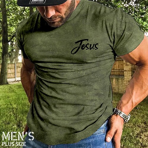 Herre Plusstørrelser T-shirt Stor og høj Grafisk Rund hals Kortærmet Forår sommer Basale Årgang Mode Gade Afslappet Sport Toppe
Herre Plusstørrelser T-shirt Stor og høj Grafisk Rund hals Kortærmet Forår sommer Basale Årgang Mode Gade Afslappet Sport Toppe