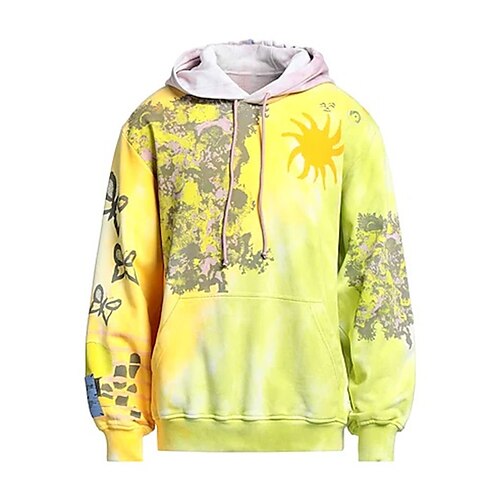 Men's Pullover Hoodie Sweatshirt Yellow Hooded Butterfly Graphic Prints Print Daily Sports 3D Print Basic Streetwear Designer Spring Fall Clothing Apparel Hoodies Sweatshirts
Men's Pullover Hoodie Sweatshirt Yellow Hooded Butterfly Graphic Prints Print Daily Sports 3D Print Basic Streetwear Designer Spring Fall Clothing Apparel Hoodies Sweatshirts