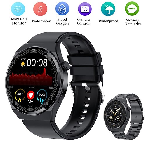 T88 Smart Watch 1.39 inch Smartur Bluetooth EKG PPG Temperaturovervågning Skridtæller Kompatibel med Android iOS Dame Herre Vandtæt GPS Lang Standby IP 67 46mm urkasse
T88 Smart Watch 1.39 inch Smartur Bluetooth EKG PPG Temperaturovervågning Skridtæller Kompatibel med Android iOS Dame Herre Vandtæt GPS Lang Standby IP 67 46mm urkasse