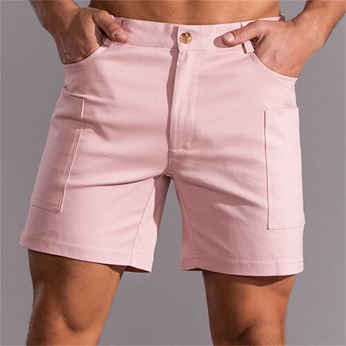 Herre Chino shorts Bermuda shorts Arbejdsshorts Lomme Vanlig Komfort Åndbart udendørs Afslappet Daglig Bomuldsblanding Binding Mode Gade Militærgrøn Sort
Herre Chino shorts Bermuda shorts Arbejdsshorts Lomme Vanlig Komfort Åndbart udendørs Afslappet Daglig Bomuldsblanding Binding Mode Gade Militærgrøn Sort