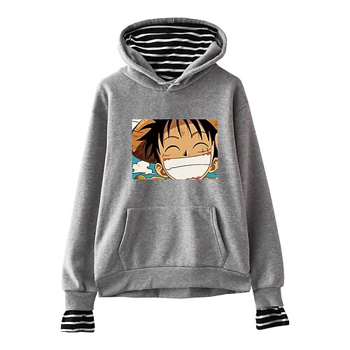 Inspired by One Piece Monkey D. Luffy Hoodie Anime Cartoon Anime Front Pocket Graphic Hoodie For Men's Women's Unisex Adults' Hot Stamping 100% Polyester Casual Daily
Inspired by One Piece Monkey D. Luffy Hoodie Anime Cartoon Anime Front Pocket Graphic Hoodie For Men's Women's Unisex Adults' Hot Stamping 100% Polyester Casual Daily