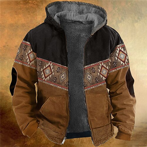 Men's Full Zip Hoodie Jacket Khaki Hooded Geometric Graphic Prints Zipper Print Sports Outdoor Daily Sports 3D Print Fleece Vintage Designer Casual Winter Clothing Apparel Hoodies Sweatshirts
Men's Full Zip Hoodie Jacket Khaki Hooded Geometric Graphic Prints Zipper Print Sports Outdoor Daily Sports 3D Print Fleece Vintage Designer Casual Winter Clothing Apparel Hoodies Sweatshirts