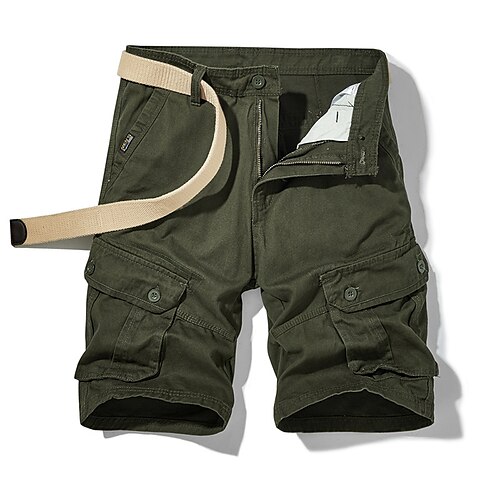 Men's Cargo Shorts Shorts Hiking Shorts Multi Pocket Straight Leg Solid Colored Comfort Wearable Work Daily Streetwear Casual Black Army Green Micro-elastic
Men's Cargo Shorts Shorts Hiking Shorts Multi Pocket Straight Leg Solid Colored Comfort Wearable Work Daily Streetwear Casual Black Army Green Micro-elastic