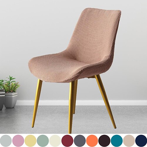 

Shell Chair Clover Dining Chair Slipcover Stretch Chair Seat Cover for Dining Room Chair Protectors Covers Dining, Soft Thick Washable