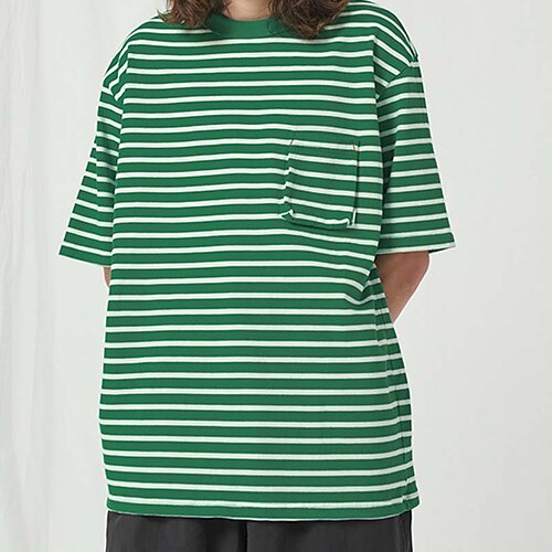 Men's T shirt Tee Tee Oversized Shirt Striped Crew Neck Street Sports Short Sleeve Clothing Apparel Cotton Fashion Casual Oversized Comfortable
Men's T shirt Tee Tee Oversized Shirt Striped Crew Neck Street Sports Short Sleeve Clothing Apparel Cotton Fashion Casual Oversized Comfortable