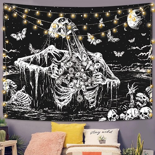 teschio grande arazzo da parete arredamento artistico trippy coperta tenda da appendere a casa camera da letto soggiorno decorazione
teschio grande arazzo da parete arredamento artistico trippy coperta tenda da appendere a casa camera da letto soggiorno decorazione