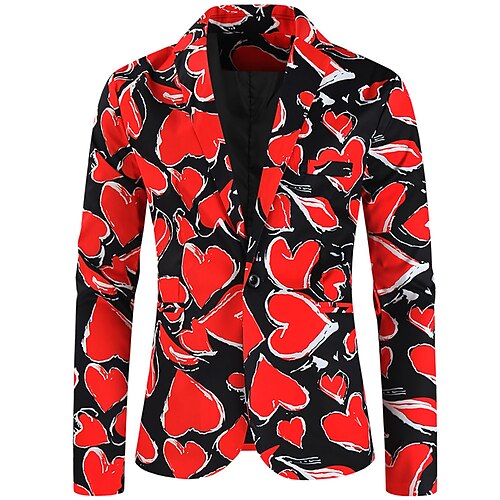 Per uomo Di tendenza Giacca Blazer Standard Taglio standard Modello Monopetto - 1 bottone Rosso 2023
Per uomo Di tendenza Giacca Blazer Standard Taglio standard Modello Monopetto - 1 bottone Rosso 2023