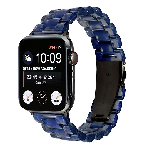 1PC Smart Watch Band Compatible with Apple iWatch 38/40/41mm 42/44/45/49mm Ultra Series 8 7 6 5 4 3 2 1 SE Sport Band for iWatch Smartwatch Strap Wristband Resin Adjustable Breathable Quick Release
1PC Smart Watch Band Compatible with Apple iWatch 38/40/41mm 42/44/45/49mm Ultra Series 8 7 6 5 4 3 2 1 SE Sport Band for iWatch Smartwatch Strap Wristband Resin Adjustable Breathable Quick Release