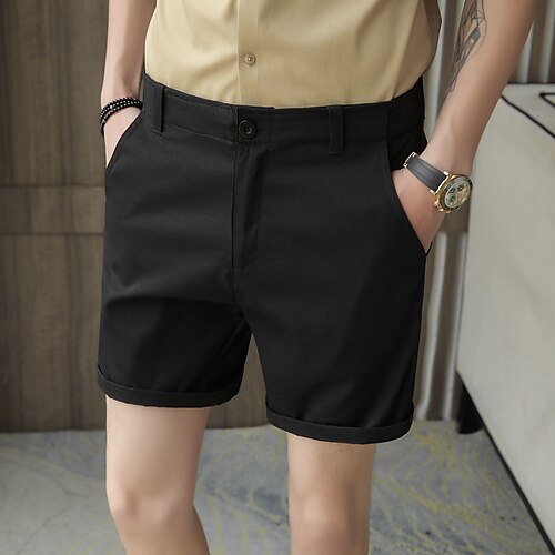 Herre Chino Shorts Bermudashorts Arbeidshorts Lomme عادي Komfort Kort Avslappet Daglig Ut på byen Kiper Stilfull Enkel Svart Rød
Herre Chino Shorts Bermudashorts Arbeidshorts Lomme عادي Komfort Kort Avslappet Daglig Ut på byen Kiper Stilfull Enkel Svart Rød