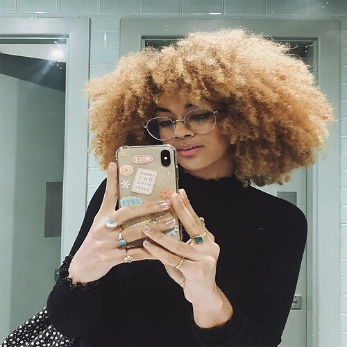 kort krøllet afro parykk med smell for svarte kvinner kinky krøllet hår parykk afro syntetiske helparykker
kort krøllet afro parykk med smell for svarte kvinner kinky krøllet hår parykk afro syntetiske helparykker