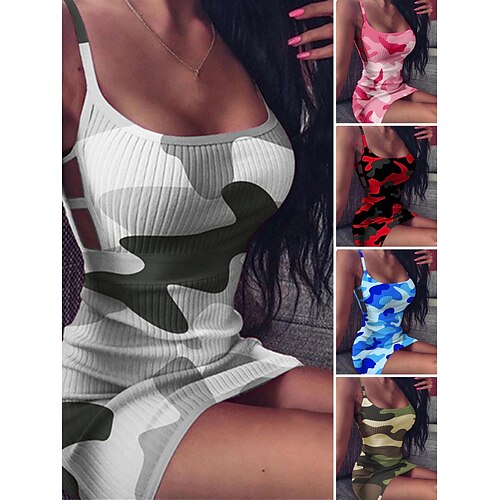Dame Festkjole Tubekjole Sexy kjole Mini kjole Hvit Rosa Rød Ermeløs Kamuflasje Farge Åpen rygg Sommer Vår Spagettistropper Mote Fest Tynn 2023 S M L XL XXL 3XL
Dame Festkjole Tubekjole Sexy kjole Mini kjole Hvit Rosa Rød Ermeløs Kamuflasje Farge Åpen rygg Sommer Vår Spagettistropper Mote Fest Tynn 2023 S M L XL XXL 3XL