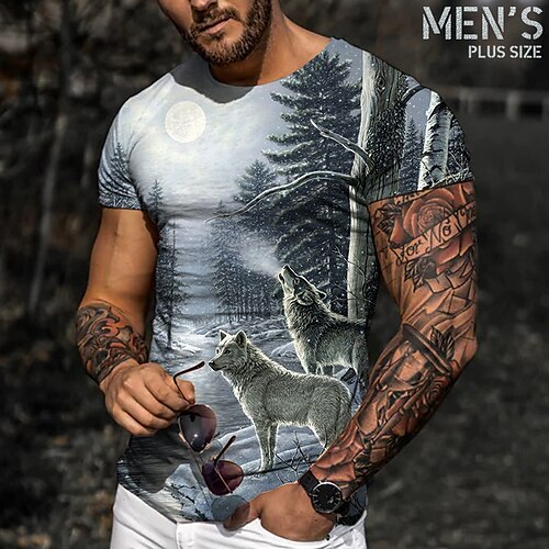 Per uomo Plus Size maglietta Grande e alto Pop art Girocollo Manica corta Primavera estate Vintage Streetwear Comodo Informale Sport Top
Per uomo Plus Size maglietta Grande e alto Pop art Girocollo Manica corta Primavera estate Vintage Streetwear Comodo Informale Sport Top