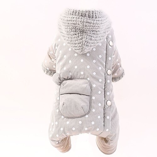 Dog Cat Coat Polka Dot Adorable Stylish Casual Daily Outdoor Casual Daily Winter Dog Clothes Puppy Clothes Dog Outfits Warm Gray Costume for Girl and Boy Dog Cotton XS S M L XL
Dog Cat Coat Polka Dot Adorable Stylish Casual Daily Outdoor Casual Daily Winter Dog Clothes Puppy Clothes Dog Outfits Warm Gray Costume for Girl and Boy Dog Cotton XS S M L XL