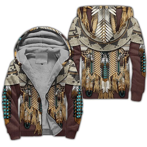 Men's Full Zip Hoodie Jacket Coffee Hooded Bohemian Style Graphic Prints Zipper Print Sports Outdoor Daily Sports 3D Print Fleece Streetwear Designer Casual Winter Clothing Apparel Hoodies
Men's Full Zip Hoodie Jacket Coffee Hooded Bohemian Style Graphic Prints Zipper Print Sports Outdoor Daily Sports 3D Print Fleece Streetwear Designer Casual Winter Clothing Apparel Hoodies