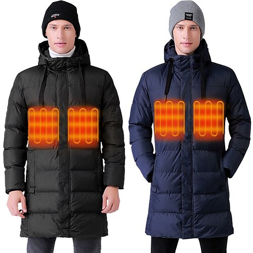 Arrival Long Section Heated Jackets Usb Heater Men Down Heating Coat Winter Warm Cotton Hooded Outdoors Windbreakers
Arrival Long Section Heated Jackets Usb Heater Men Down Heating Coat Winter Warm Cotton Hooded Outdoors Windbreakers