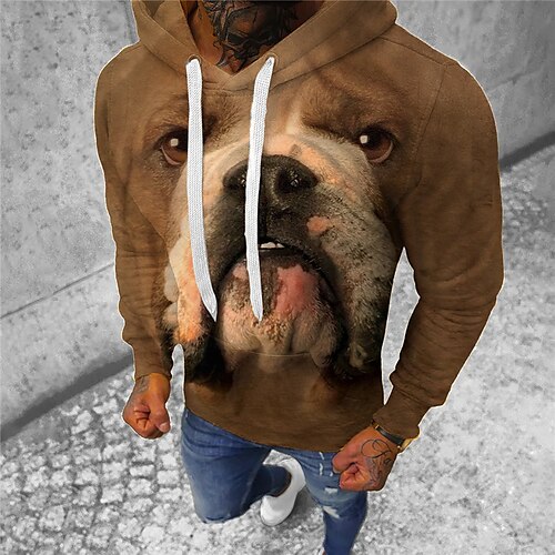 Men's Pullover Hoodie Sweatshirt Coffee Hooded Animal Dog Graphic Prints Print Daily Sports 3D Print Basic Streetwear Designer Spring Fall Clothing Apparel Hoodies Sweatshirts
Men's Pullover Hoodie Sweatshirt Coffee Hooded Animal Dog Graphic Prints Print Daily Sports 3D Print Basic Streetwear Designer Spring Fall Clothing Apparel Hoodies Sweatshirts