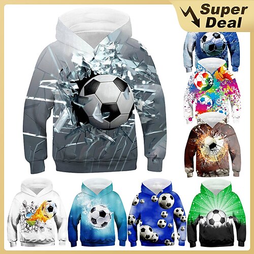 Kid Boys World Cup Hoodie Pullover Football Long Sleeve Pocket Children Top Casual Hoodie Sports Cool Multicolor Green Blue Winter 3-12 Years
Kid Boys World Cup Hoodie Pullover Football Long Sleeve Pocket Children Top Casual Hoodie Sports Cool Multicolor Green Blue Winter 3-12 Years
