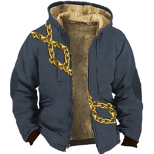 Men's Full Zip Hoodie Jacket Blue Coffee Hooded Graphic Prints Chains Print Zipper Print Sports Outdoor Daily Sports 3D Print Fleece Streetwear Designer Casual Winter Clothing Apparel Hoodies
Men's Full Zip Hoodie Jacket Blue Coffee Hooded Graphic Prints Chains Print Zipper Print Sports Outdoor Daily Sports 3D Print Fleece Streetwear Designer Casual Winter Clothing Apparel Hoodies