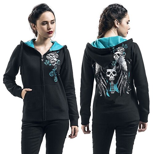 Inspired by Punk Gothic Skull Outerwear Anime Graphic Outerwear For Men's Women's Unisex Adults' Hot Stamping 100% Polyester
Inspired by Punk Gothic Skull Outerwear Anime Graphic Outerwear For Men's Women's Unisex Adults' Hot Stamping 100% Polyester