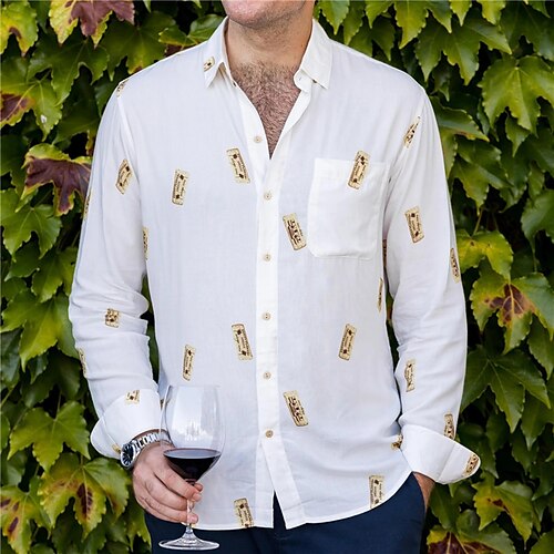 Men's Shirt Letter Coconut Tree Graphic Prints Turndown White Street Casual Long Sleeve Button-Down Print Clothing Apparel Tropical Fashion Streetwear Designer
Men's Shirt Letter Coconut Tree Graphic Prints Turndown White Street Casual Long Sleeve Button-Down Print Clothing Apparel Tropical Fashion Streetwear Designer