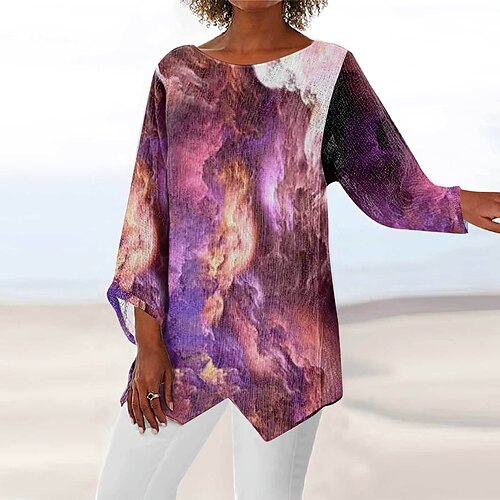Mulheres Camisa Social Blusa Amarelo Vermelho Azul Marinha Gráfico Abstrato Assimétrico Imprimir Manga Longa Casual Diário Básico Decote Redondo Padrão S
Mulheres Camisa Social Blusa Amarelo Vermelho Azul Marinha Gráfico Abstrato Assimétrico Imprimir Manga Longa Casual Diário Básico Decote Redondo Padrão S