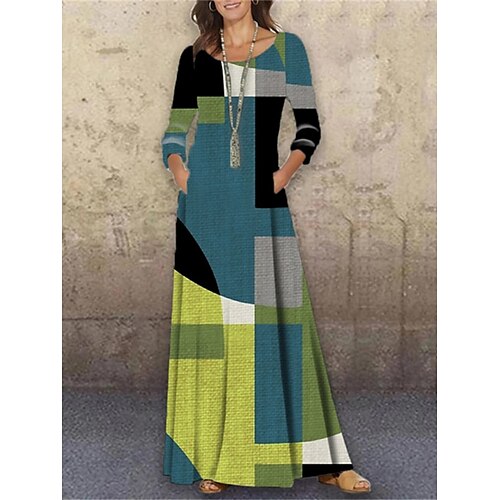Women's Casual Dress T Shirt Dress Tee Dress Long Dress Maxi Dress Long Sleeve Geometric Pocket Winter Fall Spring Crew Neck Classic Daily Weekend 2022 S M L XL 2XL 3XL
Women's Casual Dress T Shirt Dress Tee Dress Long Dress Maxi Dress Long Sleeve Geometric Pocket Winter Fall Spring Crew Neck Classic Daily Weekend 2022 S M L XL 2XL 3XL
