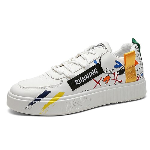 Men's Sneakers Sporty Look Comfort Shoes Skate Shoes Casual Classic Chinoiserie Daily Office Career Walking Shoes Rubber Breathable Black / White Black White Fall Spring
Men's Sneakers Sporty Look Comfort Shoes Skate Shoes Casual Classic Chinoiserie Daily Office Career Walking Shoes Rubber Breathable Black / White Black White Fall Spring