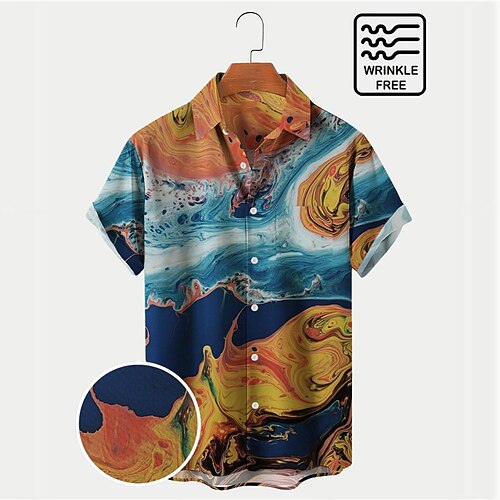 Camisa hawaiana con estampado de textura de río y pintura al óleo abstracta vintage para hombre, camisas grandes y altas transpirables
Camisa hawaiana con estampado de textura de río y pintura al óleo abstracta vintage para hombre, camisas grandes y altas transpirables