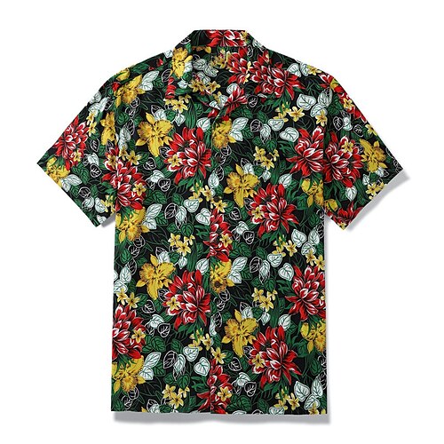 Men's Shirt Floral Turndown Black 3D Print Outdoor Street Short Sleeves Button-Down Print Clothing Apparel Tropical Fashion Designer Hawaiian
Men's Shirt Floral Turndown Black 3D Print Outdoor Street Short Sleeves Button-Down Print Clothing Apparel Tropical Fashion Designer Hawaiian