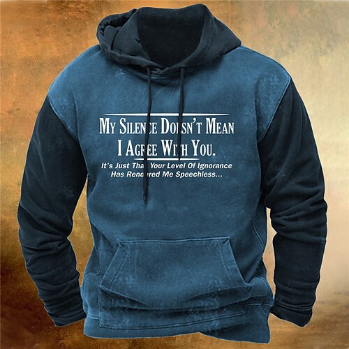 Men's Pullover Hoodie Sweatshirt Blue Hooded Color Block Letter Graphic Prints Print Daily Sports 3D Print Basic Streetwear Designer Spring Fall Clothing Apparel Hoodies Sweatshirts
Men's Pullover Hoodie Sweatshirt Blue Hooded Color Block Letter Graphic Prints Print Daily Sports 3D Print Basic Streetwear Designer Spring Fall Clothing Apparel Hoodies Sweatshirts