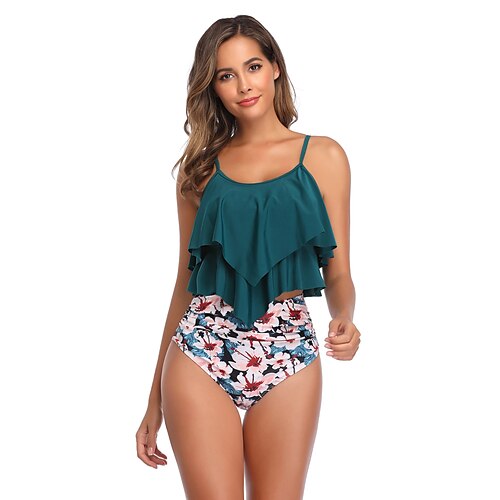 Maillots de Bain Tankini 2 pièces Maillot de bain Femme 2 Pièces Floral Normal Débardeur Maillots de bain Sportif Eté
Maillots de Bain Tankini 2 pièces Maillot de bain Femme 2 Pièces Floral Normal Débardeur Maillots de bain Sportif Eté