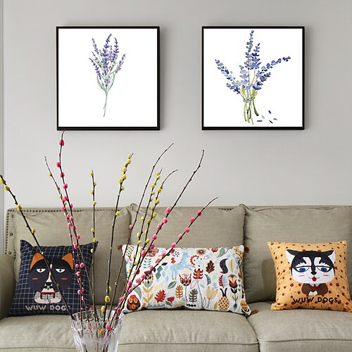 2 Panels Botanical Prints Lavender Wall Art Modern Picture Home Decor Wall Hanging Gift With Inner Frame 12'' x 12'' (30x30cm
2 Panels Botanical Prints Lavender Wall Art Modern Picture Home Decor Wall Hanging Gift With Inner Frame 12'' x 12'' (30x30cm