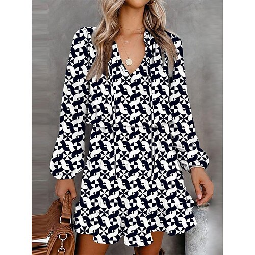 Women's Casual Dress Shift Dress Mini Dress Black Red Blue Long Sleeve Graphic Ruched Fall Spring Autumn V Neck Fashion Daily Fall Dress 2023 S M L XL 2XL 3XL
Women's Casual Dress Shift Dress Mini Dress Black Red Blue Long Sleeve Graphic Ruched Fall Spring Autumn V Neck Fashion Daily Fall Dress 2023 S M L XL 2XL 3XL