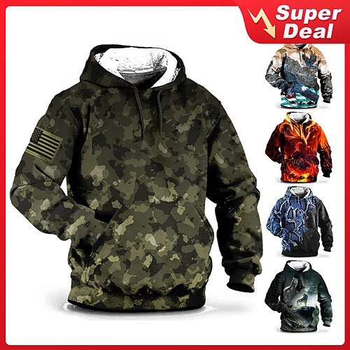 Men's Plus Size Pullover Hoodie Sweatshirt Big and Tall 3D Print Hooded Long Sleeve Spring & Fall Basic Fashion Streetwear Comfortable Work Daily Wear Tops
Men's Plus Size Pullover Hoodie Sweatshirt Big and Tall 3D Print Hooded Long Sleeve Spring & Fall Basic Fashion Streetwear Comfortable Work Daily Wear Tops