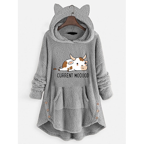 Inspired by Animal Corgis Sweatshirt Cat Ear Fleece Hoodie Anime Pront Pocket Teddy Plain Button Hoodie For Women's Adults' Hot Stamping Flannel Casual Daily
Inspired by Animal Corgis Sweatshirt Cat Ear Fleece Hoodie Anime Pront Pocket Teddy Plain Button Hoodie For Women's Adults' Hot Stamping Flannel Casual Daily