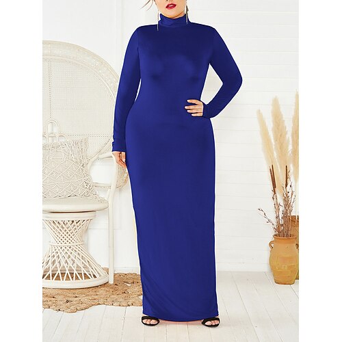 Per donna Plus Size Abito casual Vestito tubino Tinta unica Abito lungo Abito lungo Manica lunga A collo alto Essenziale Giornaliero Nero Vino Autunno Primavera XXL 3XL 4XL 5XL
Per donna Plus Size Abito casual Vestito tubino Tinta unica Abito lungo Abito lungo Manica lunga A collo alto Essenziale Giornaliero Nero Vino Autunno Primavera XXL 3XL 4XL 5XL