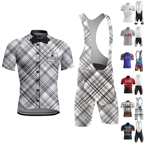 21Grams Per uomo Maglia con salopette corta da ciclismo Manica corta Ciclismo da montagna Cicismo su strada Grigio scuro Bianco Rosso Scozzese a quadri Bicicletta Pad 3D Traspirante Asciugatura
21Grams Per uomo Maglia con salopette corta da ciclismo Manica corta Ciclismo da montagna Cicismo su strada Grigio scuro Bianco Rosso Scozzese a quadri Bicicletta Pad 3D Traspirante Asciugatura