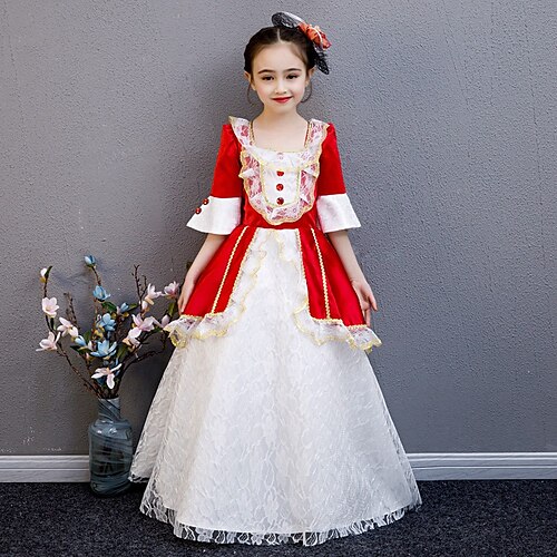 Prinsesse Shakespeare Gotisk Rokoko Vintage Inspirert Kostymer i middelalderstil Kjoler Party-kostyme Maskerade Jente Kostume Årgang Cosplay Fest Bursdag Ferie ¾ Erme Lengde Ballkjole Kjole Halloween
Prinsesse Shakespeare Gotisk Rokoko Vintage Inspirert Kostymer i middelalderstil Kjoler Party-kostyme Maskerade Jente Kostume Årgang Cosplay Fest Bursdag Ferie ¾ Erme Lengde Ballkjole Kjole Halloween