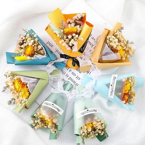 Valentine's Day Mini Manchu Star Dried Flower Small Bouquet Eternal Life Flower Gift Box Decorative Flower 
Valentine's Day Mini Manchu Star Dried Flower Small Bouquet Eternal Life Flower Gift Box Decorative Flower