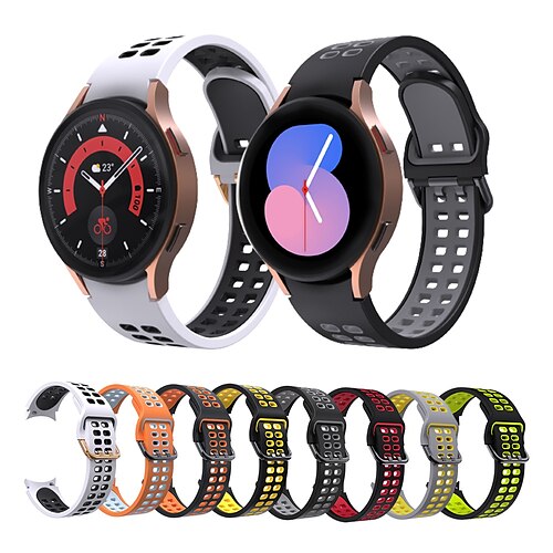 1 pcs Smart Watch Band for Samsung Galaxy Watch 5 40/44MM Watch 5 Pro 45MM 20mm Silicone Smartwatch Strap Adjustable Elastic Breathable Sport Band Replacement Wristband
1 pcs Smart Watch Band for Samsung Galaxy Watch 5 40/44MM Watch 5 Pro 45MM 20mm Silicone Smartwatch Strap Adjustable Elastic Breathable Sport Band Replacement Wristband