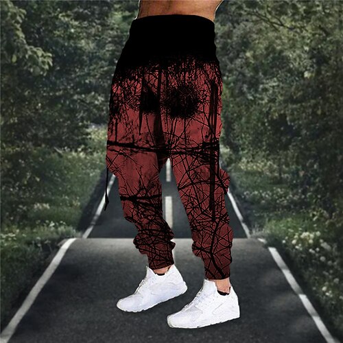 Herre Joggebukser Jogger Bukser Snorer Elastisk midje 3D-utskrift Grafiske trykk Komfort Sport & Utendørs Avslappet Daglig Bomullsblanding Gatemote Designer Rød Brun Mikroelastisk
Herre Joggebukser Jogger Bukser Snorer Elastisk midje 3D-utskrift Grafiske trykk Komfort Sport & Utendørs Avslappet Daglig Bomullsblanding Gatemote Designer Rød Brun Mikroelastisk