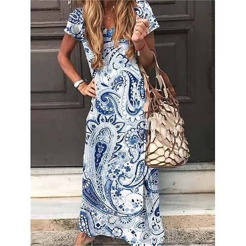 kvinders lange kjole maxi kjole afslappet kjole swing kjole print kjole grafisk afslappet klassisk hjem daglig ferie print kortærmet v-hals kjole normal pasform hvid rød blå efterår s m l xl 3xl
kvinders lange kjole maxi kjole afslappet kjole swing kjole print kjole grafisk afslappet klassisk hjem daglig ferie print kortærmet v-hals kjole normal pasform hvid rød blå efterår s m l xl 3xl
