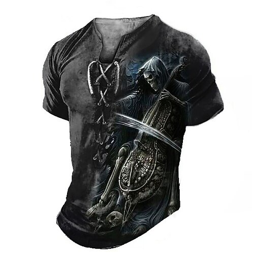 Per uomo Camicia Henley Magliette Pop art Teschi Chitarra Henley Abbigliamento Stampa 3D Giornaliero Sport Manica corta Lacci Stampa Di tendenza Informale Comoda
Per uomo Camicia Henley Magliette Pop art Teschi Chitarra Henley Abbigliamento Stampa 3D Giornaliero Sport Manica corta Lacci Stampa Di tendenza Informale Comoda