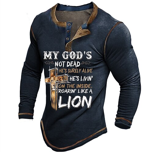 Per uomo Camicia Henley Magliette Pop art Croce Henley Abbigliamento Stampa 3D Esterno Informale Manica lunga Bottone giù Stampa Di tendenza Originale Comodo
Per uomo Camicia Henley Magliette Pop art Croce Henley Abbigliamento Stampa 3D Esterno Informale Manica lunga Bottone giù Stampa Di tendenza Originale Comodo