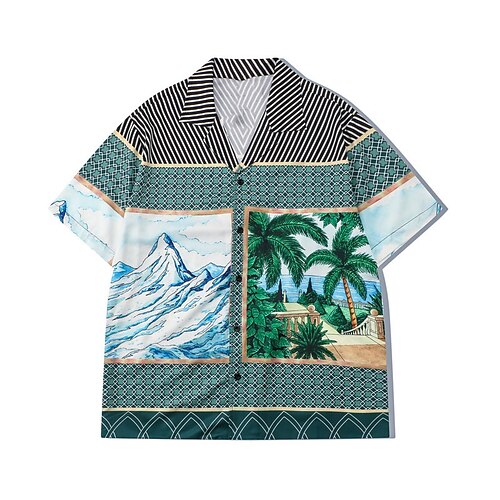 Men's Shirt Summer Hawaiian Shirt Coconut Tree Graphic Prints Turndown Black Casual Holiday Short Sleeve Button-Down Print Clothing Apparel Tropical Fashion Hawaiian Soft
Men's Shirt Summer Hawaiian Shirt Coconut Tree Graphic Prints Turndown Black Casual Holiday Short Sleeve Button-Down Print Clothing Apparel Tropical Fashion Hawaiian Soft
